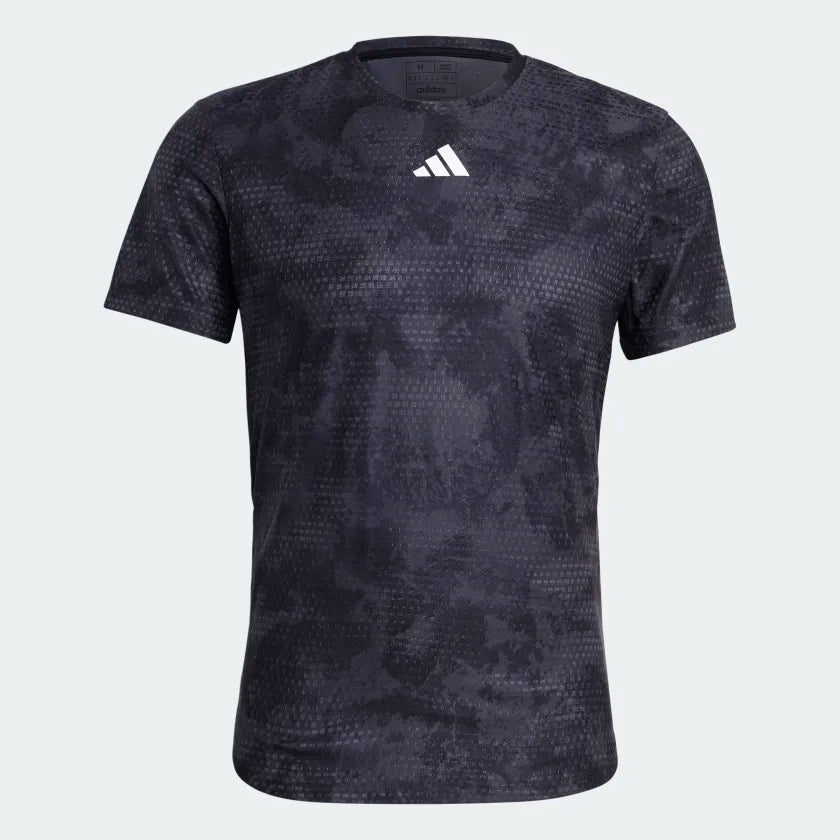 ADIDAS TENNIS PARIS HEAT.RDY FREELIFT HERREN T-SHIRT - SCHWARZ