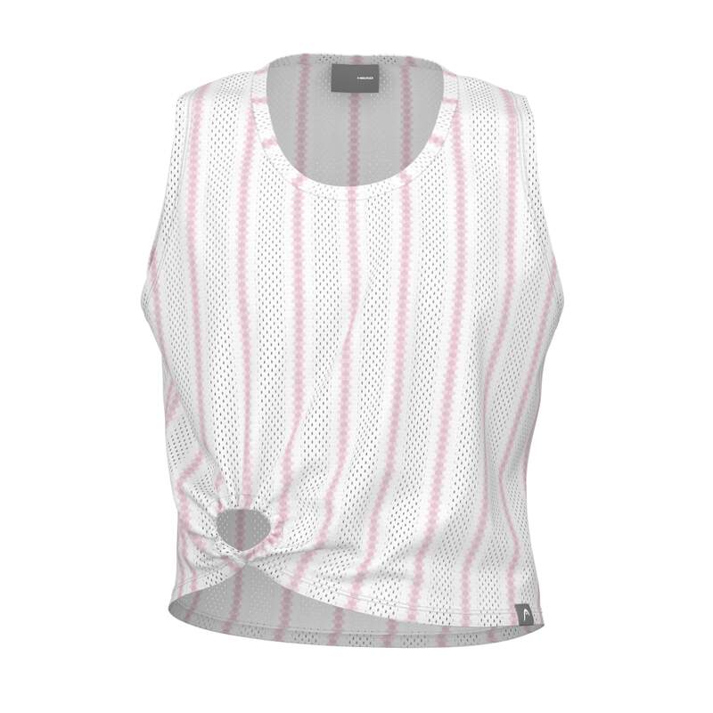 HEAD MOVE DAMEN TANK TOP - WEISS, ROSA