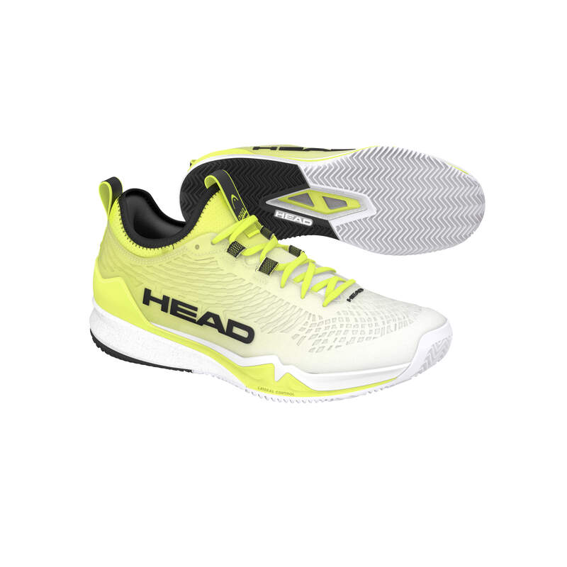 HEAD ENDURE PRO HERREN SANDPLATZSCHUHE - GELB, WEISS