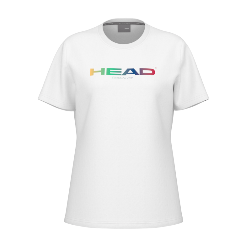 HEAD RAINBOW DAMEN T-SHIRT - WEISS