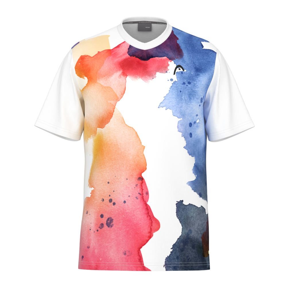 HEAD TOPSPIN HERREN T-SHIRT - ROYAL, PRINT