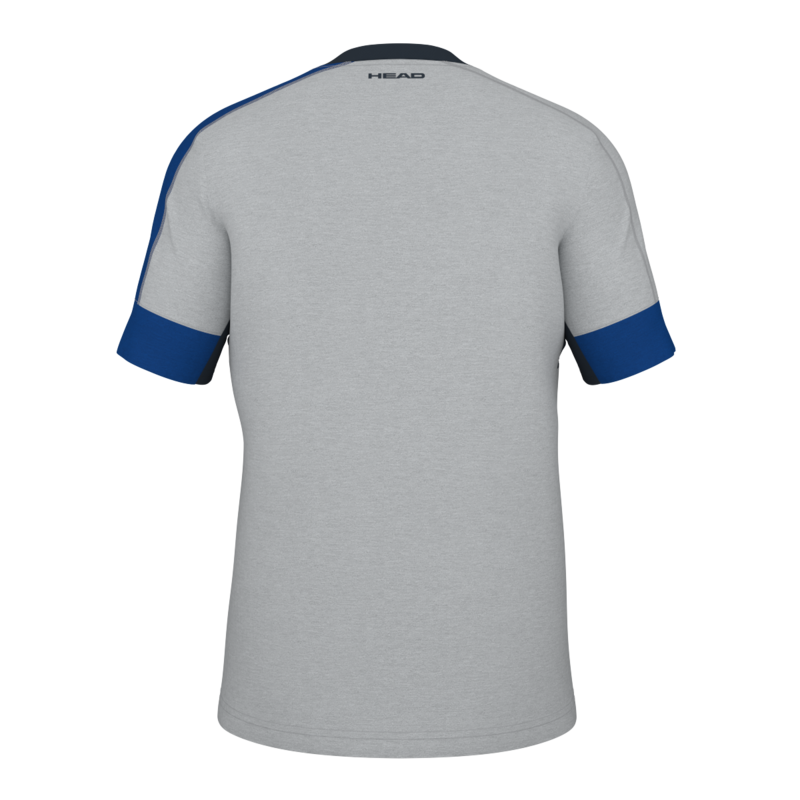 HEAD PLAY TECH HERREN T-SHIRT - ROYAL, GRAU