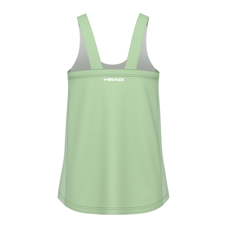 HEAD SPIRIT DAMEN TANK TOP - GRÜN, WEISS