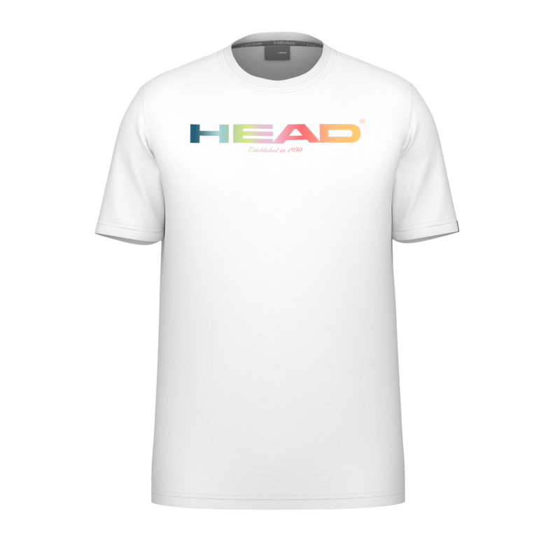HEAD RAINBOW HERREN T-SHIRT - WEISS