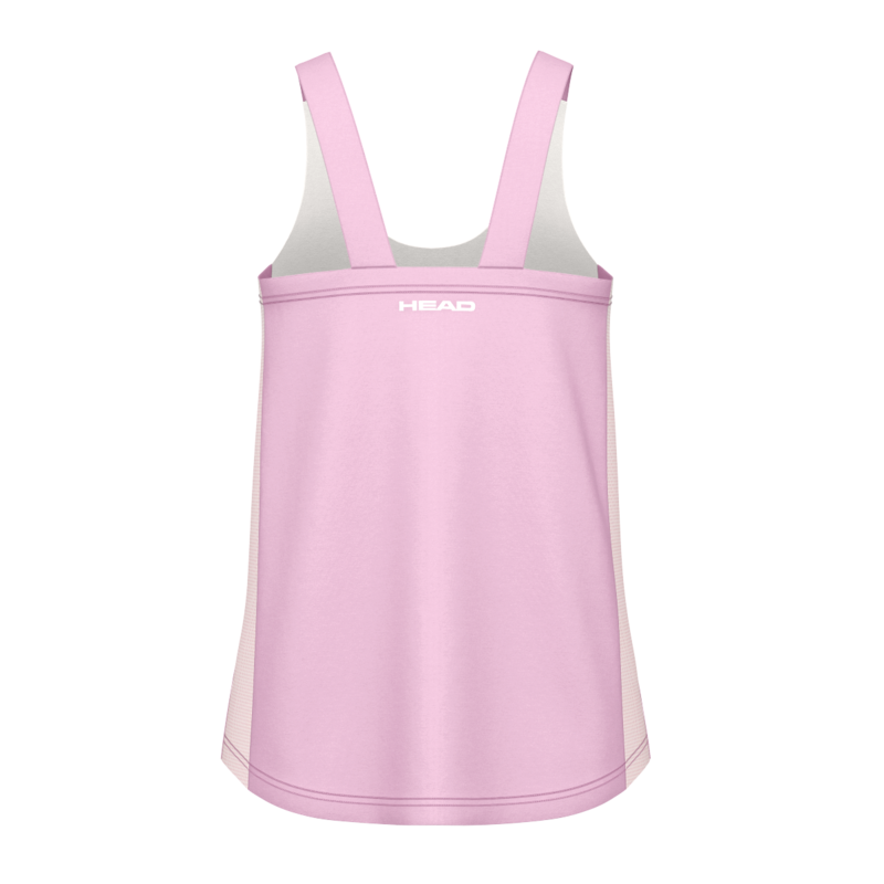 HEAD SPIRIT DAMEN TANK TOP - ROSA, WEISS