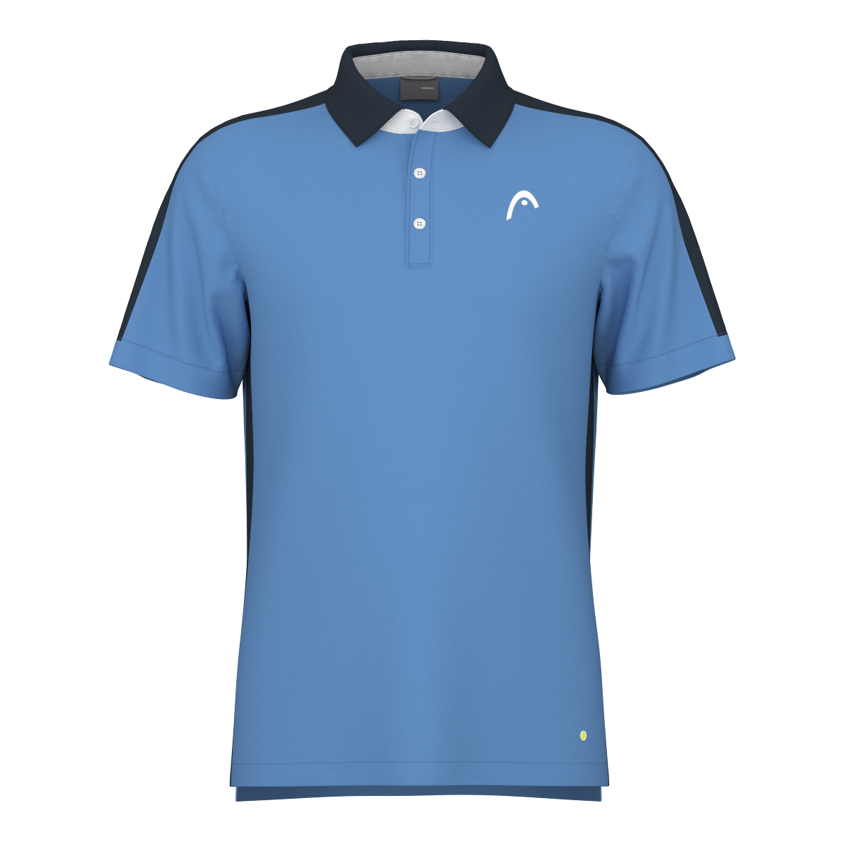 HEAD SLICE HERREN POLO - HELLBLAU