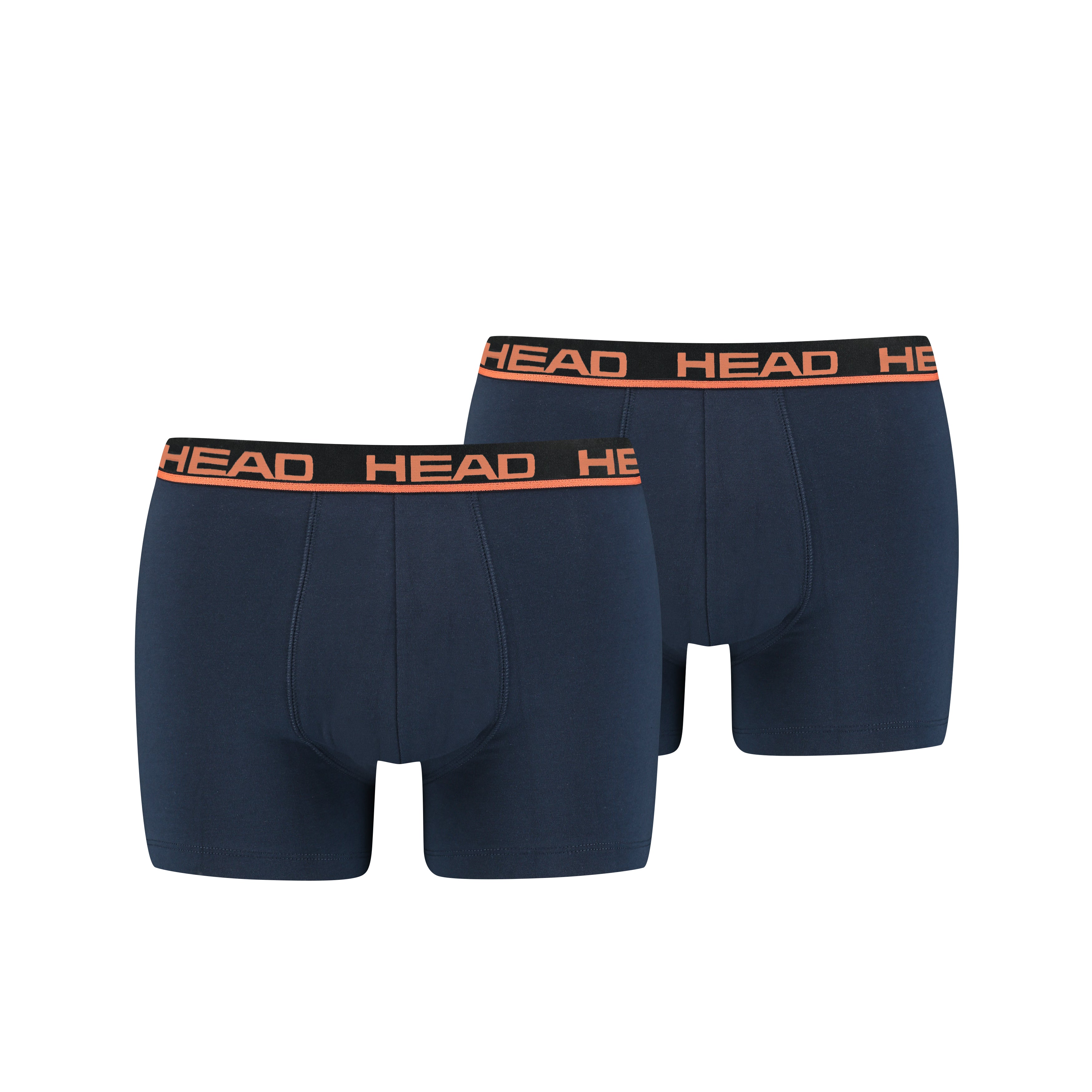 HEAD BASIC BOXER SHORT 2ER PACK - BLAU, ORANGE