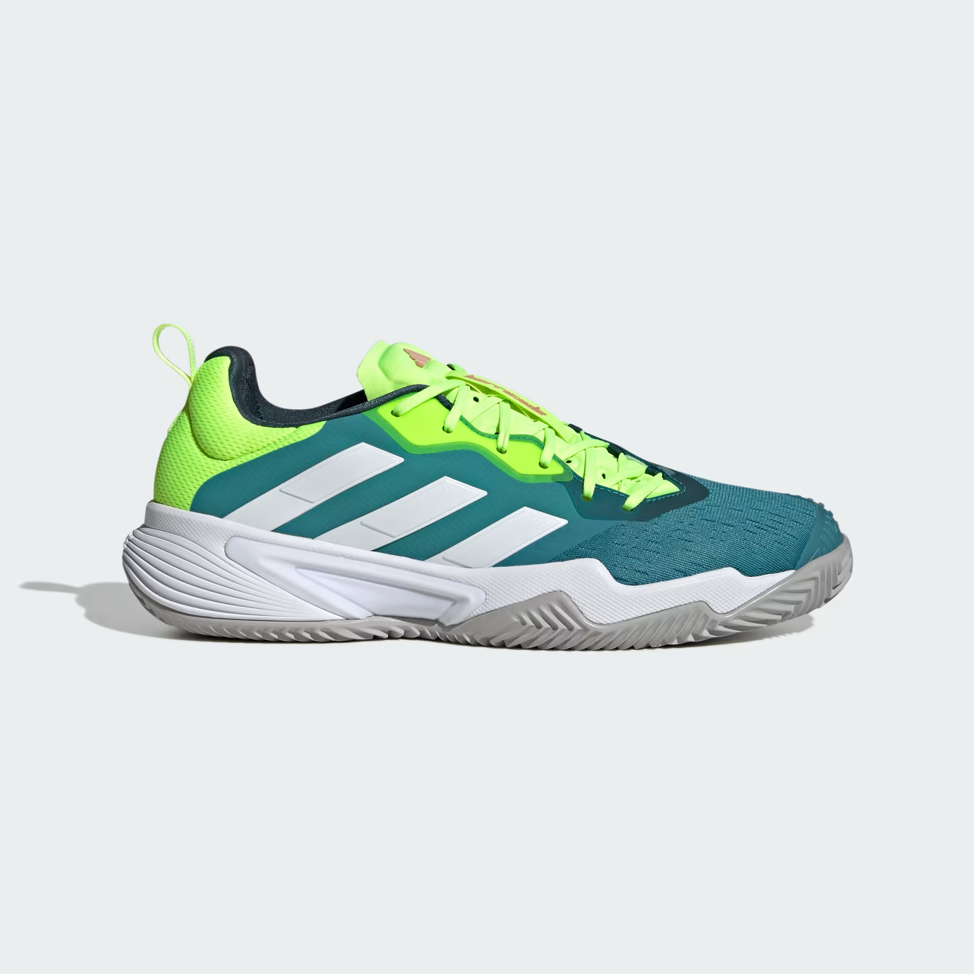 ADIDAS BBARICADE HERREN SANDPLATZSCHUHE - GRÜN, GELB