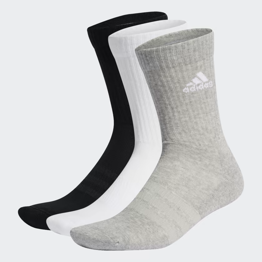 ADIDAS CUSHIONED CREW 3ER PACK SOCKEN - MIX