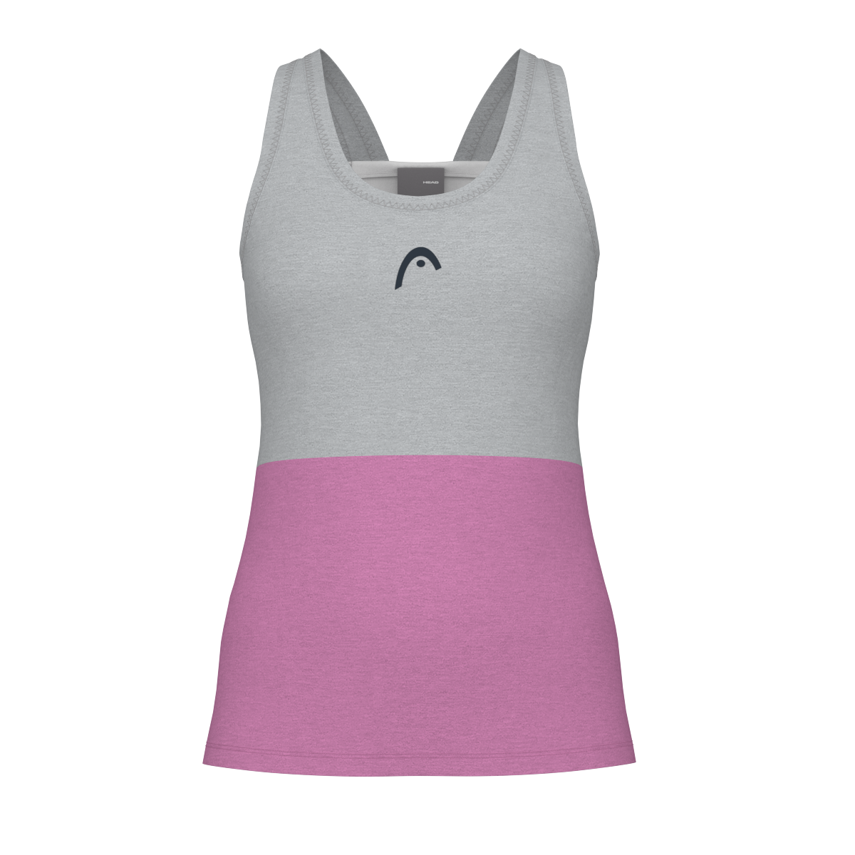 HEAD PLAY TECH DAMEN TANK TOP - PINK, GRAU
