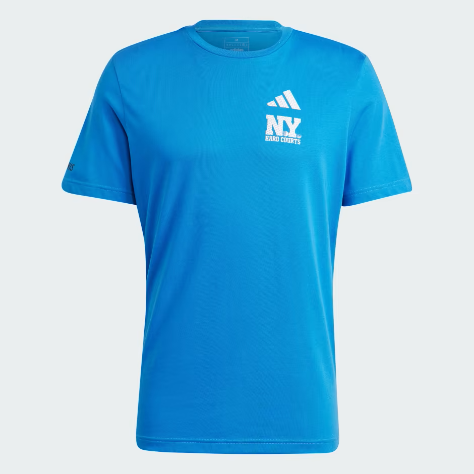 ADIDAS NY GRAPHIC T-SHIRT - BLAU