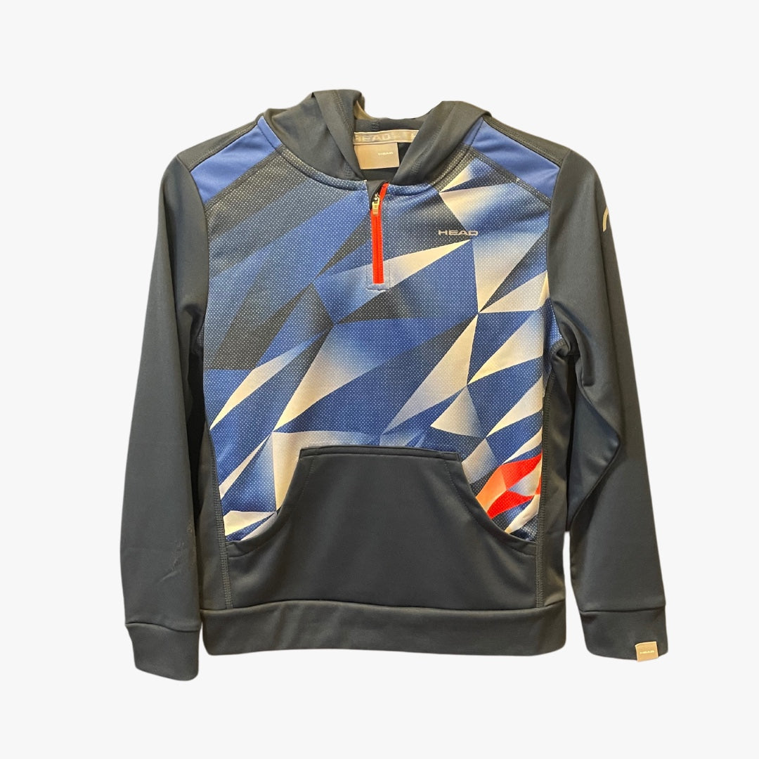 HEAD MEDLEY KINDER TENNIS HOODY - BLAU