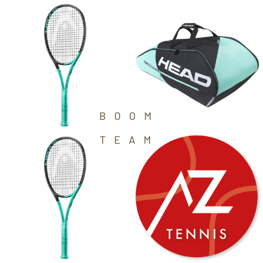 HEAD BOOM TEAM - SCHLÄGERPAKET 2 RACKETS + TASCHE