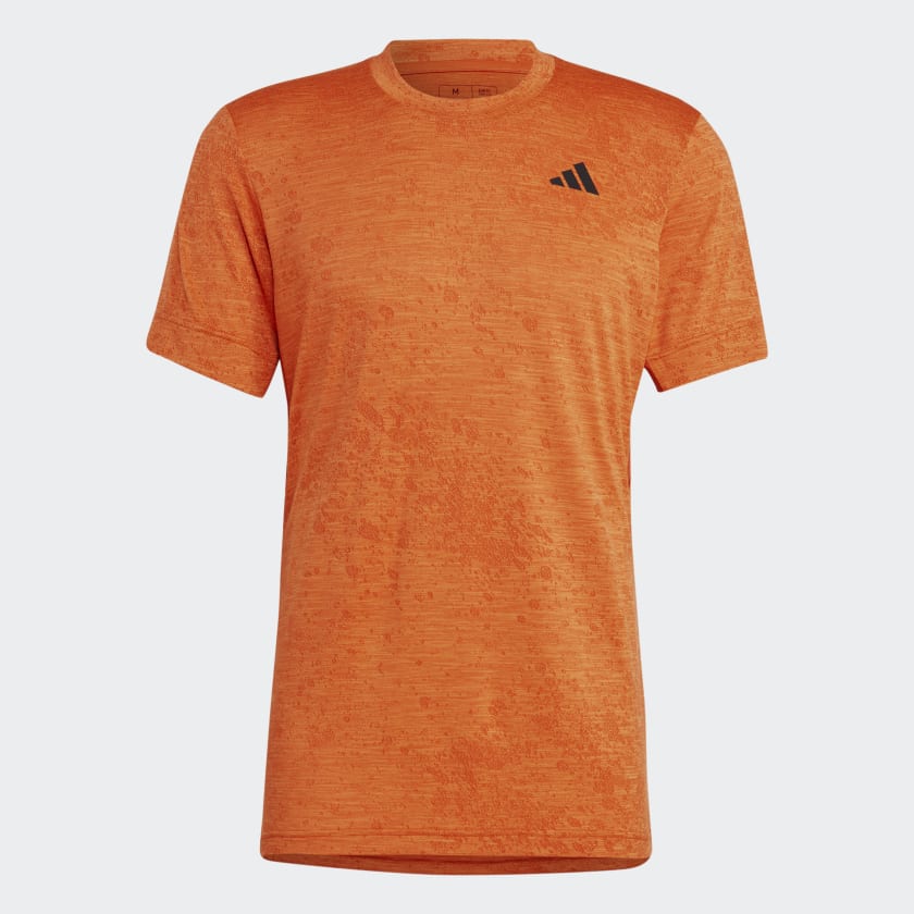 ADIDAS TENNIS FREELIFT HERREN T-SHIRT - ORANGE