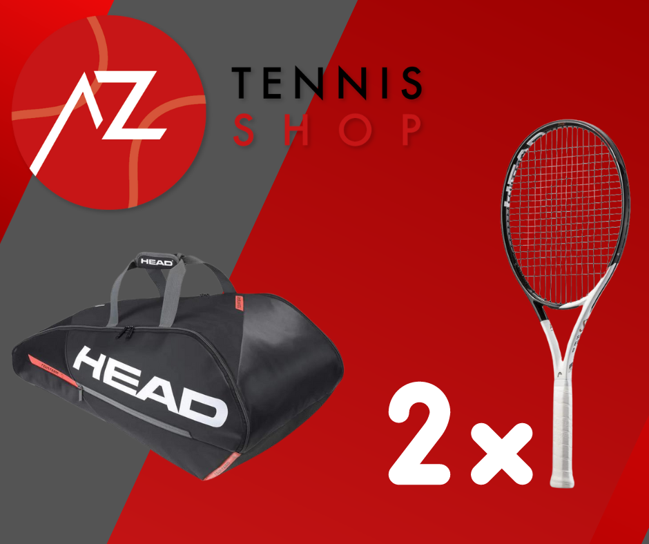 HEAD SPEED TEAM L BUNDLE - 2 SCHLÄGER + TASCHE