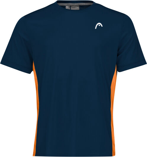 HEAD SLICE T-SHIRT HERREN - DUNKELBLAU,ORANGE