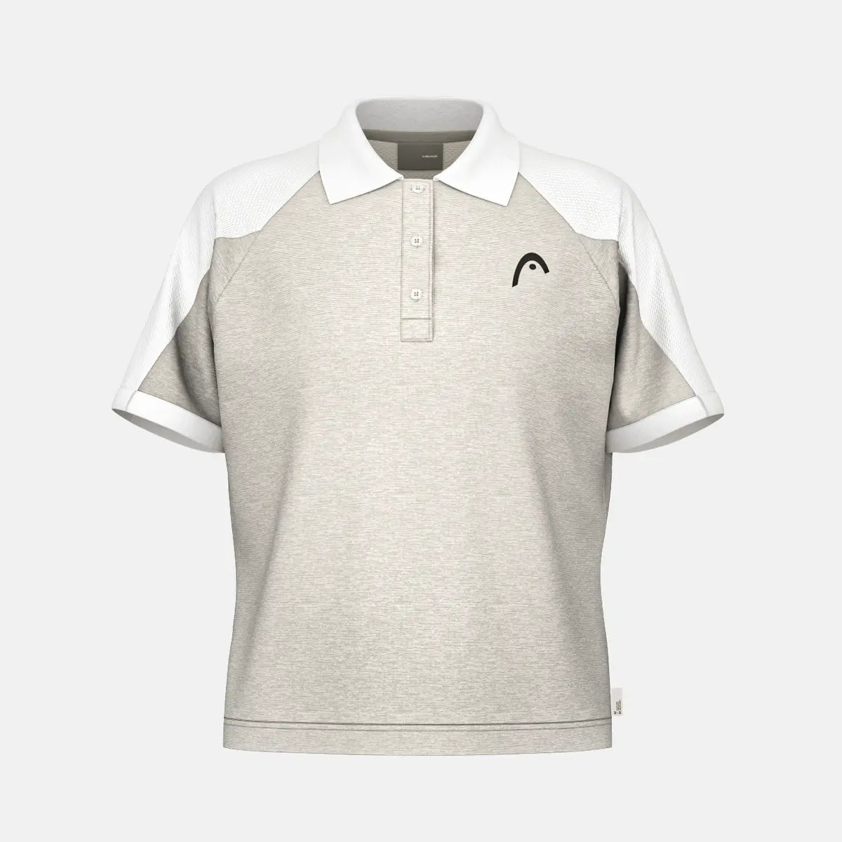 HEAD PLAY TECH DAMEN POLO - GRAU