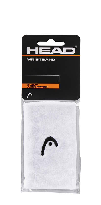 Head WRISTBAND 5" WH - AZ Tennisshop
