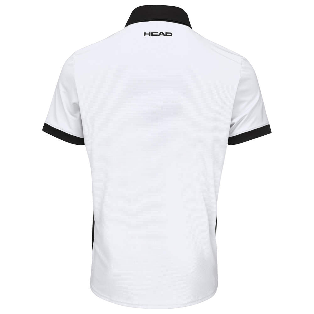 HEAD SLICE POLO SHIRT MEN WHBK - AZ Tennisshop