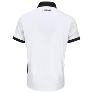 HEAD SLICE POLO SHIRT MEN WHBK - AZ Tennisshop