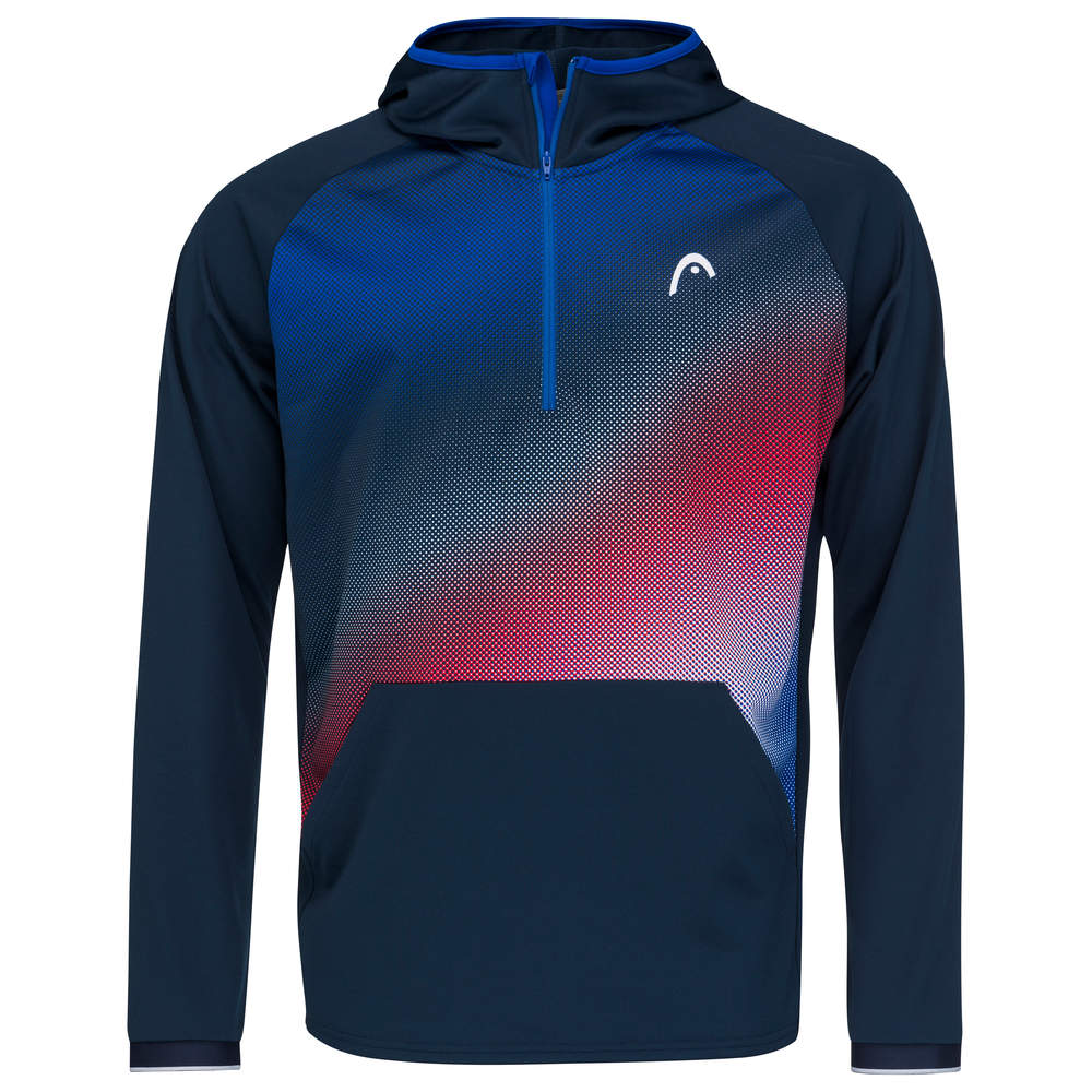 Head Topspin Hoodie Herren Dunkelblau - AZ Tennisshop