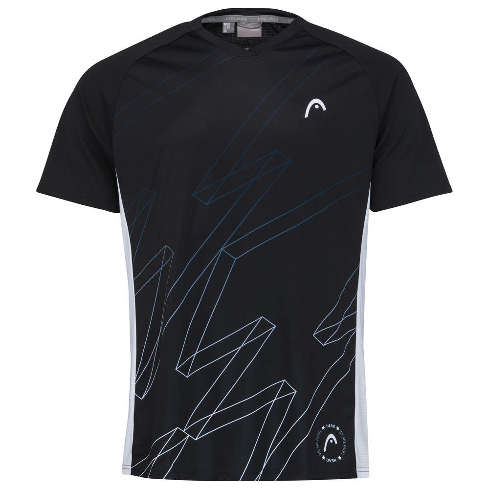 HEAD PLAY TECH PADEL T-SHIRT MEN XMBK - AZ Tennisshop