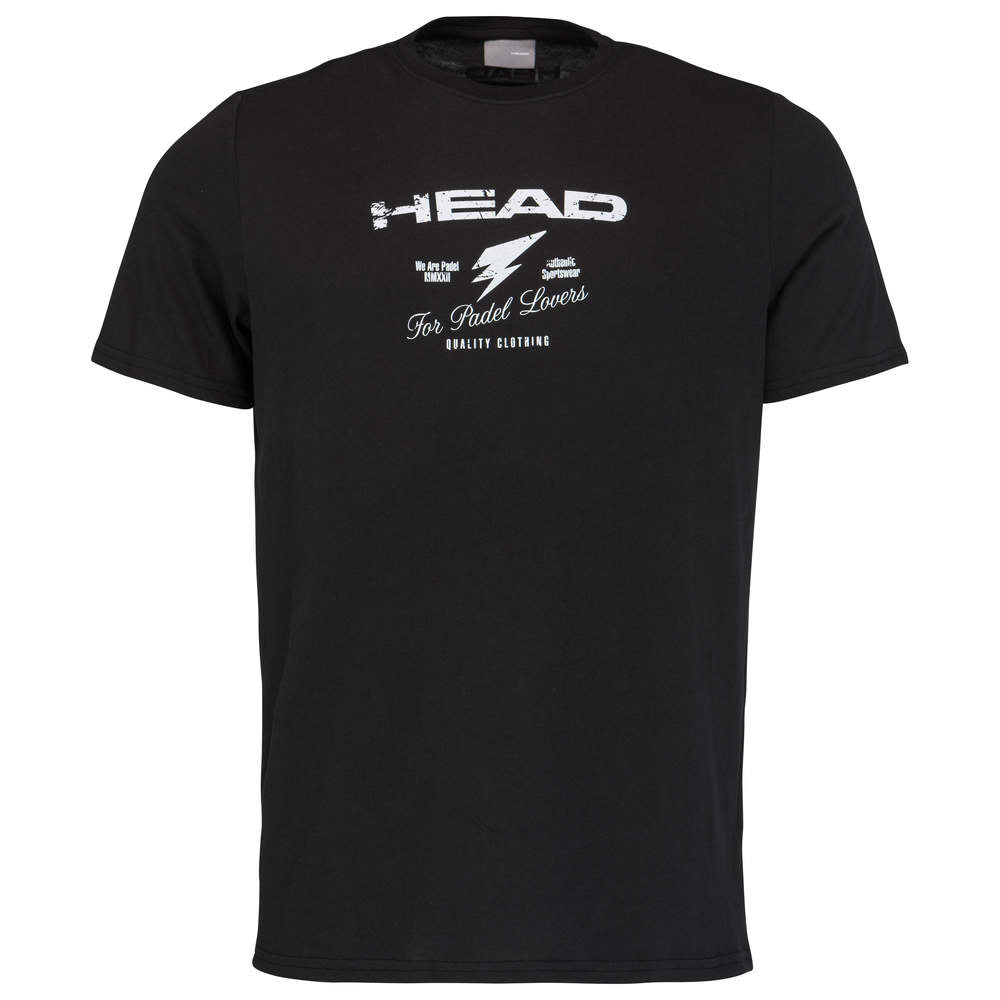 HEAD FLASH T-SHIRT MEN BK - AZ Tennisshop