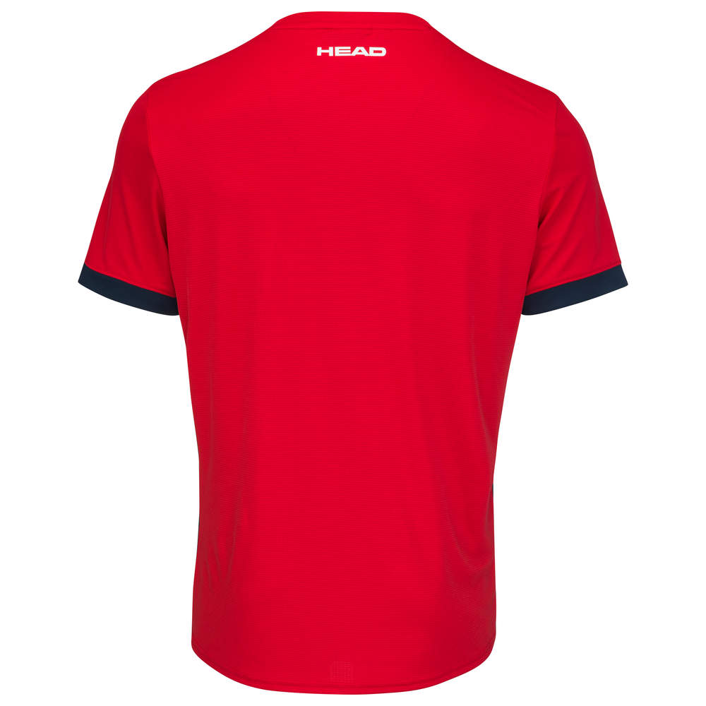 Head Slice T-Shirt Buben Rot - AZ Tennisshop
