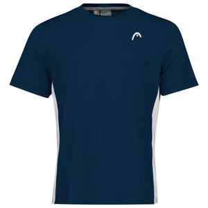 Head Slice T-Shirt Buben Dunkelblau Weiss - AZ Tennisshop