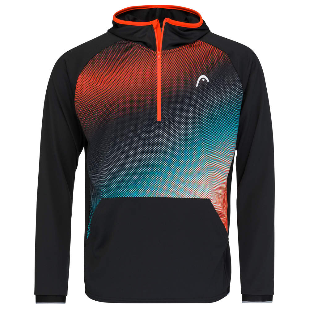 Head Topspin Hoodie Buben Schwarz - AZ Tennisshop