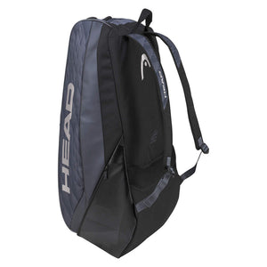 HEAD Djokovic 12R 2022 Schlägertasche Schwarz Anthrazit - AZ Tennisshop