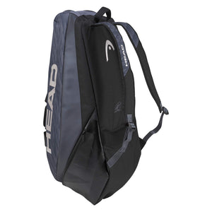 HEAD Djokovic 9R Supercombi Schlägertasche Schwarz Anthrazit - AZ Tennisshop