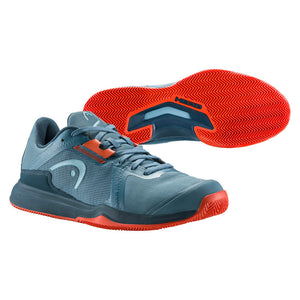 HEAD Sprint Team 3.5 Sandplatzschuh Herren Blau Orange - AZ Tennisshop