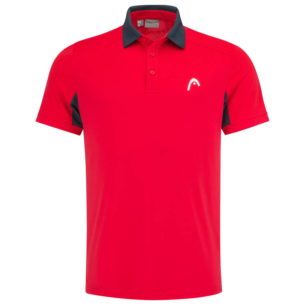 HEAD SLICE HERREN POLO SHIRT 2023 - ROT