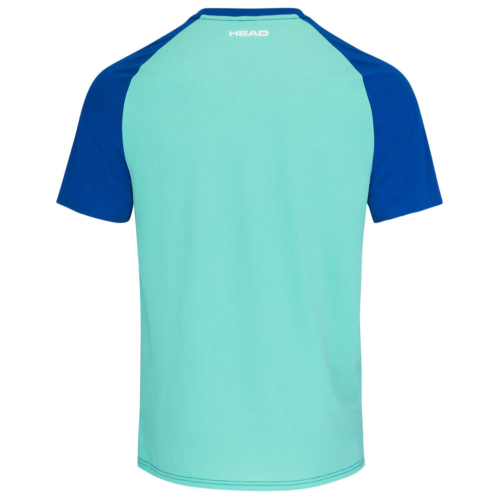 HEAD TOPSPIN HERREN T-SHIRT 2023 - TÜRKIS, BLAU
