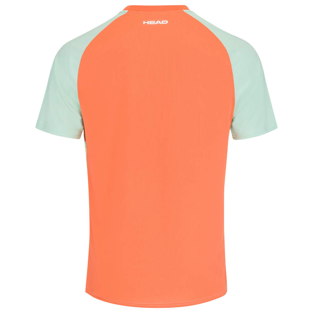 HEAD TOPSPIN HERREN T-SHIRT 2023 - HELLGRÜN, ORANGE