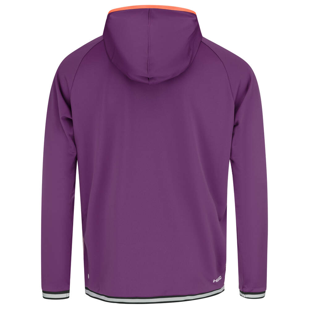 HEAD TOPSPIN HERREN HOODIE 2023 - VIOLETT, ORANGE