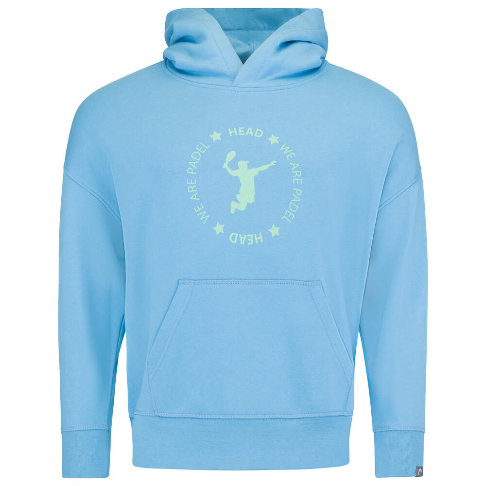 HEAD PADEL HERREN HOODIE 2023 - BLAU
