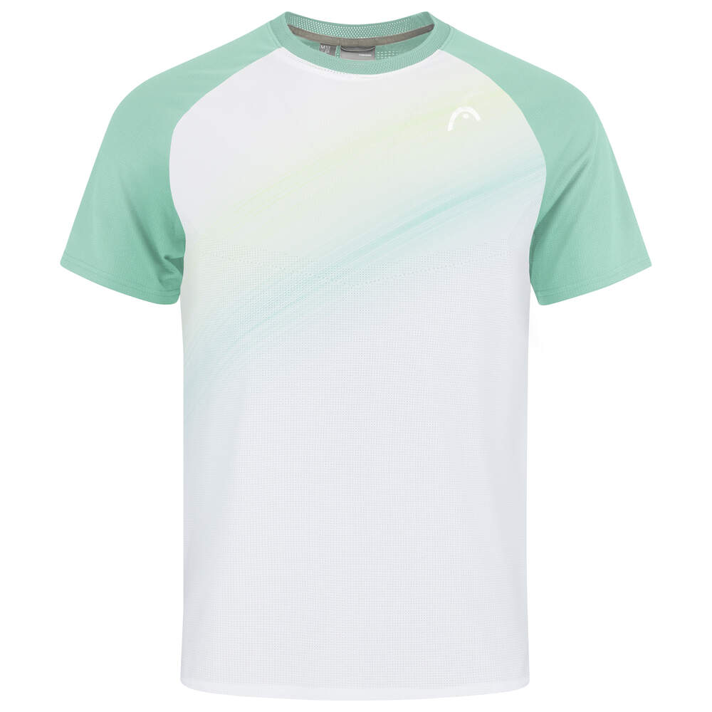 HEAD TOPSPIN BUBEN SHIRT - WEISS, MINT