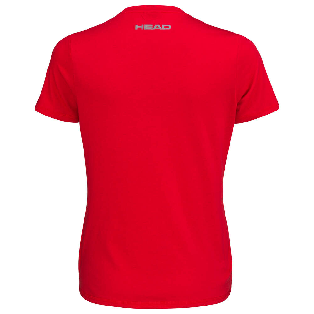HEAD CLUB BASIC DAMEN T-SHIRT - ROT