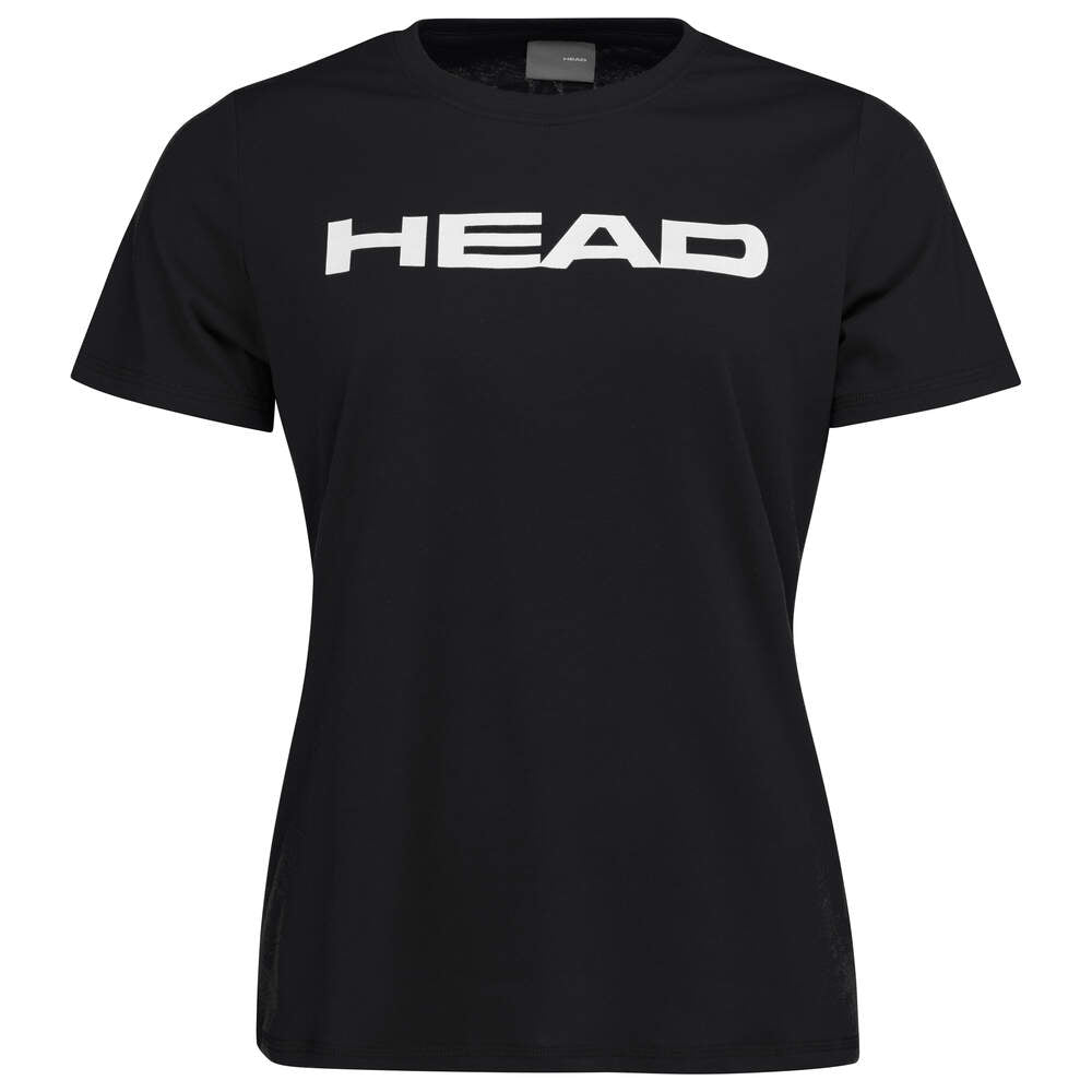 HEAD CLUB BASIC DAMEN T-SHIRT - SCHWARZ