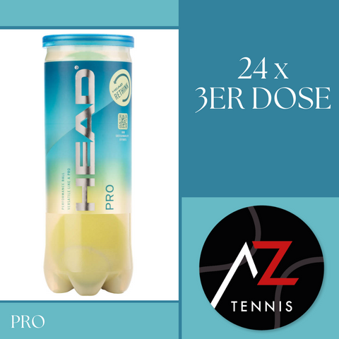 Head Pro Tennisbälle 3er Dose im Karton | AZ Tennisshop