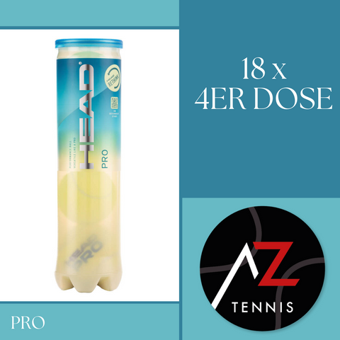 Head Pro Tennisbälle 4er Dose im Karton | AZ Tennisshop