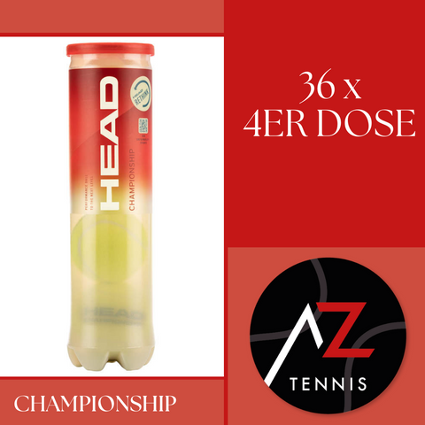 Head Championship Tennisbälle 36x4er Dose im Karton | AZ Tennisshop