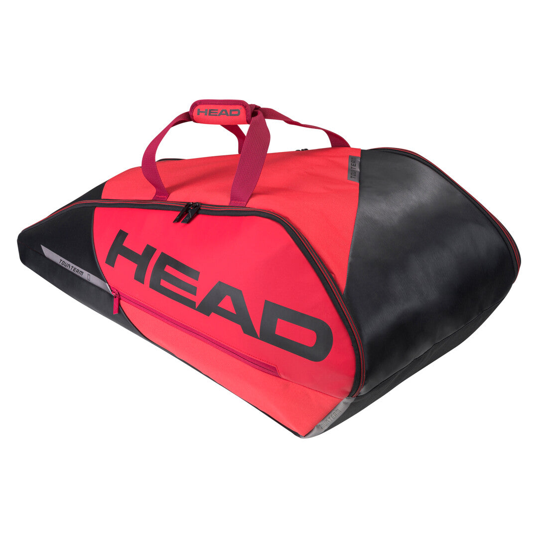 HEAD Tour Team 9R Supercombi Tennistasche Schwarz Rot - AZ Tennisshop