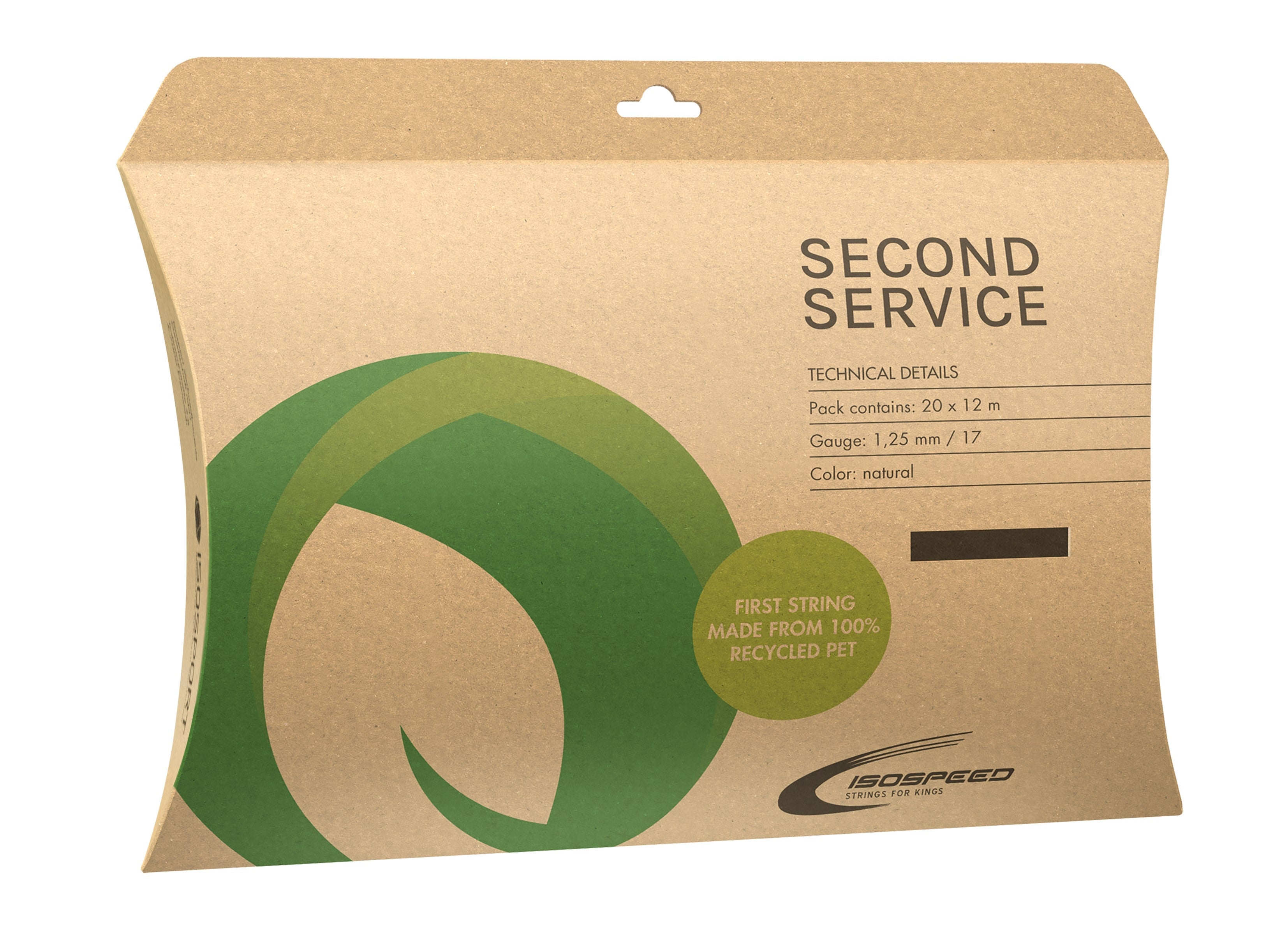 Isospeed Second Service 20x12M Saitenrolle | AZ Tennisshop