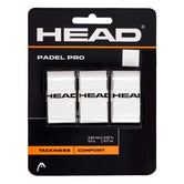 HEAD PADEL PRO 3ER PACK - WEISS