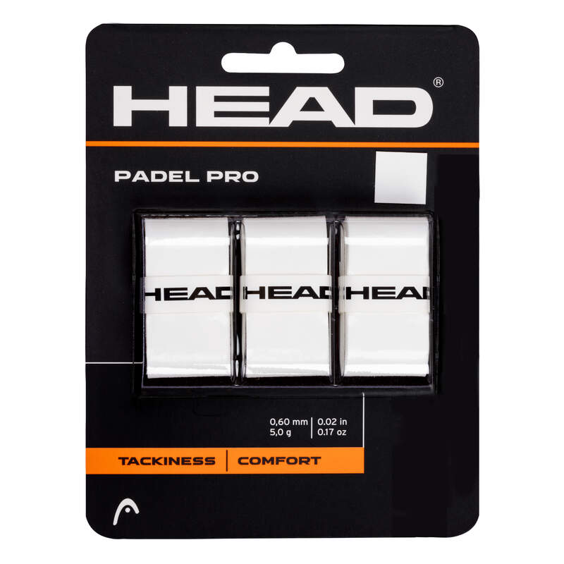 HEAD PADEL PRO 3ER PACK - WEISS