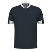 HEAD PLAY TECH HERREN POLO - DUNKELBLAU