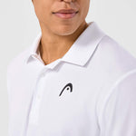HEAD SLICE HERREN POLO - WEISS